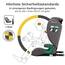 Kinderkraft JUNIOR FIX2 I-SIZE Kindersitz 15-36kg, Kinderautositz mit Isofix, Gruppe 2/3, 100-150 cm, Einstellbare Rückenlehne und Kopfstütze, spezielle Sicherheitssysteme, Leicht zu tragen, Grau