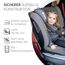 KikkaBoo i-Size i-­FLIT, Kindersitz 9-36 kg ISOFIX, Autokindersitz 76-150 cm, Gruppe 1/2/3, 15 Monate bis 12 Jahre, SPS Seitenschutz, Top Tether, Verstellbare Kopfstütze, Armeegrün