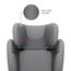 Kinderkraft JUNIOR FIX 2 PRO Kindersitz 100–150 cm, Verstellbare Kopfstütze, H-GUARD, SPS, ISOFIX und Gurtmontage, Atmungsaktiver AIR FLOW Bezug, Einfaches Anschnallen, Grau