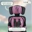 FableKids Kinderautositz 9-36 kg | 3-Punkt-Sicherheitsgurt | Autokindersitz ab 15 M. | Autositz für Kinder 76-150 cm | Kindersitz einstellbare Kopfstütze ECE R129/03 | Verstellbar | Pink