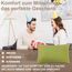 PEUJEW Reisekissen Memory Foam Kissen, Camping Kissen Kleines Kissen 40x30x12 cm, Reisekopfkissen mit Wasserdichter Packsack, Ideal für Flugzeug, Auto und Camping (S, Avocado-Grün)