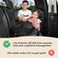 WALSER Premium Kinder Sitzerhöhung Auto ISOFIX, Qualitätssieger Sehr Gut* Kindersitz Auto 125-150 cm, Kindersitzerhöhung Auto Andy neueste Norm 2024 ECE R 129, Sitzerhöhung Auto Kinder schwarz/pink