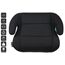 babyGO Sitzerhöhung Booster nach neuer I-Size Norm - Kindersitzerhöhung - Kindersitz/Autositz für Kinder (125-150 cm) Schwarz