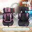 FableKids Kinderautositz 9-36 kg | 3-Punkt-Sicherheitsgurt | Autokindersitz ab 15 M. | Autositz für Kinder 76-150 cm | Kindersitz einstellbare Kopfstütze ECE R129/03 | Verstellbar | Pink