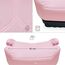 Kinderkraft I-BOOST 2 PRO, Sitz für Kinder von 125-150cm und im Alter von 6-12 Jahren, Isofix-Montage, sehr leicht (2,36 kg), ergonomische Armlehnen, abziehbarer Bezug, Rosa