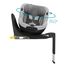 Maxi-Cosi Mica, 360° drehbarer i-Size Kindersitz inkl. ISOFIX Basis, Gruppe 0+/1 Autositz (bis ca. 105 cm / 18 kg), G-CELL Seitenschutz, nutzbar ab der Geburt bis ca. 4 Jahre, Authentic Grey