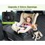pecute Hundedecke Auto Rückbank 136 * 146 cm, Rücksitz mit Seitenschutz & Sichtfenster, Autositzbezug für Hunde, kofferraumschutz Hund, Kratzfeste & Wasserabweisende