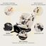 360° i-Size Kindersitz 40-150cm mit ISOFIX, Autositz 360 Drehbar, ab Geburt -12 Jahre,ECE R129 Babyautositz, 12 Kopfstützenpositionen, leichtwaschbar (Beige)