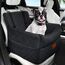 Hunde Autositz für kleine bis mittlere Hunde, Waschbarer hundesitz Auto mit Aufbewahrungstaschen, Ansteckbare Leine,verdickter Hundeautositz Sitzerhöhung Hundebett Auto für Rückbank Vordersitz