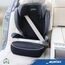 PETEX Auto-Kindersitz Basic i-Size Norm nach ECE R129 für Kinder von ca. 100-150 cm, höhenverstellbarer Kinderautositz in grau, 1 Stück