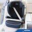 PETEX Auto-Kindersitz Basic i-Size Norm nach ECE R129 für Kinder von ca. 100-150 cm, höhenverstellbarer Kinderautositz in blau, 1 Stück