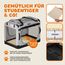 CADOCA® Hundebox XL 82x56x58cm faltbar atmungsaktiv robust Hundetransportbox Transporttasche Haustiertransportbox Hundetragetasche Grau