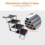 Bounabay hundetreppe große Hunde - Hundetreppe Auto 4 Stufen - Klappbare Aluminium Hundetreppe Ultra-Leicht - Hochwertige Autotreppe für Hunde bis 75kg