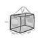 lionto Hundetransportbox faltbar für Reise & Auto, 90x61x65 cm, stabile Transportbox mit Tragegriffen & Decke für Katzen & Hunde bis 22 kg, robuste Hundebox aus Stoff für klein & groß, grau