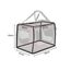 lionto Hundetransportbox faltbar für Reise & Auto, 90x61x65 cm, stabile Transportbox mit Tragegriffen & Decke für Katzen & Hunde bis 22 kg, robuste Hundebox aus Stoff für klein & groß, dunkelrot