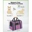 Morpilot Faltbare Hundetragetasche Katzentragetasche, Haustiertragetasche, Transporttasche Transportbox Polyestertuch, mit Schultergurt und Faltbare Hundenapf für Hunden oder Katzen, (M)44x31x34cm