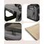 lionto Hundetransportbox faltbar für Reise & Auto, 70x52x50 cm, stabile Transportbox mit Tragegriffen & Decke für Katzen & Hunde bis 15 kg, robuste Hundebox aus Stoff für klein & groß, grau