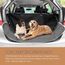 Nobleza Hunde-Sitzbezüge für Fahrzeuge, Auto-Rücksitzbezüge aus Oxford-Stoff, wasserdicht, Kratzfest und rutschfest, Autozubehör SUV Universal Schwarz 140 × 110 cm