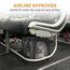 Petsfit Transporttasche Katze & Hundetasche Flugzeug | Flugtasche für Hunde & Transportbox Katze | Flugtaugliche Haustiertasche | Sicherer Transport in Auto, Flugzeug und Bahn, M/Schwarz