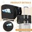 Petsfit Transporttasche Katze & Hundetasche Flugzeug | Flugtasche für Hunde & Transportbox Katze | Flugtaugliche Haustiertasche | Sicherer Transport in Auto, Flugzeug und Bahn, M/Schwarz