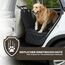Hainberger Hundedecke Auto Rückbank Wasserabweisende Kratzfeste Autodecke für Hunde wasserdichte rutschfeste Autoschondecke mit Seitenschutz und Sichtfenster, 4-in-1 Rücksitzschoner 137x147 cm