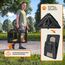 CADOCA® Hundebox XXXL 101x70x70cm faltbar atmungsaktiv robust Hundetransportbox Transporttasche Haustiertransportbox Hundetragetasche Anthrazit