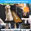 Kfonla Hundedecke Auto Rückbank, Wasserabweisende hundeautodecken rücksitz mit Seitenschutz und Sichtfenster, Rücksitz Hund Auto mit Harter Unterseite Universal Kratzfeste Autoschondecke Hund Rücksitz