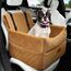 Hunde Autositz für kleine bis mittlere Hunde, Waschbarer hundesitz Auto mit Aufbewahrungstaschen, Ansteckbare Leine,verdickter Hundeautositz Sitzerhöhung Hundebett Auto für Rückbank Vordersitz