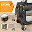 TRESKO® Hundebox faltbar inkl. Leckmatte, Spatel & Reflektoren S 50x34x34cm | Transportbox für Hunde und Katzen | Hundetransportbox Auto für kleine & große Hunde | Hundetasche robust Anthrazit