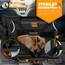 TRESKO® Hundebox faltbar inkl. Leckmatte, Spatel & Reflektoren S 50x34x34cm | Transportbox für Hunde und Katzen | Hundetransportbox Auto für kleine & große Hunde | Hundetasche robust Anthrazit
