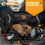 TRESKO® Hundebox faltbar inkl. Leckmatte, Spatel & Reflektoren XXXL 102x69x69cm | Transportbox für Hunde und Katzen | Hundetransportbox Auto für kleine & große Hunde | Hundetasche robust Anthrazit