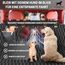 VierbeinerStube® Autoschondecke Hund Rückbank – Wasserdicht, Robust, rutschfest, Waschbar – Hundedecke Rücksitz Schutzdecke mit Seitenschutz – Universalgröße für Auto, SUV & Kombi