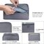 Vicloon Koffer Organizer, 8-in-1-Set Gepäck Organizer, wasserdichte Reise Kleidertaschen umfassen 2 Schuhbeutel, 3 Packwürfel und 3 Aufbewahrungsbeutel, für Kleidung Schuhe Kosmetik - Grau