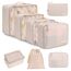 BAGAIL 8 Teilige Packwürfel, Kleidertaschen, Packing Cubes, Verpackungswürfel, Packtaschen Set für Urlaub und Reisen, Kofferorganizer Reise Würfel, Ordnungssystem für Koffer