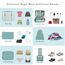 BAGAIL 8 Teilige Packwürfel, Kleidertaschen, Packing Cubes, Verpackungswürfel, Packtaschen Set für Urlaub und Reisen, Kofferorganizer Reise Würfel, Ordnungssystem für Koffer