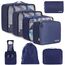 BAGAIL 8 Teilige Packwürfel, Kleidertaschen, Packing Cubes, Verpackungswürfel, Packtaschen Set für Urlaub und Reisen, Kofferorganizer Reise Würfel, Ordnungssystem für Koffer