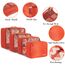 BAGAIL 8 Teilige Packwürfel, Kleidertaschen, Packing Cubes, Verpackungswürfel, Packtaschen Set für Urlaub und Reisen, Kofferorganizer Reise Würfel, Ordnungssystem für Koffer
