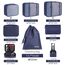 BAGAIL 8 Teilige Packwürfel, Kleidertaschen, Packing Cubes, Verpackungswürfel, Packtaschen Set für Urlaub und Reisen, Kofferorganizer Reise Würfel, Ordnungssystem für Koffer