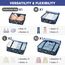 BAGAIL 8 Teilige Packwürfel, Kleidertaschen, Packing Cubes, Verpackungswürfel, Packtaschen Set für Urlaub und Reisen, Kofferorganizer Reise Würfel, Ordnungssystem für Koffer