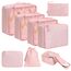 BAGAIL 8 Teilige Packwürfel, Kleidertaschen, Packing Cubes, Verpackungswürfel, Packtaschen Set für Urlaub und Reisen, Kofferorganizer Reise Würfel, Ordnungssystem für Koffer