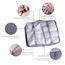 BillyBath Koffer Organizer set, Packing Cubes Kleidertaschen Schuhbeutel Reiseorganizer Packwürfel Kosmetik Travel Organizer Packtaschen für Koffer (8 teilig, Grau)