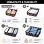 BAGAIL 8 Teilige Packwürfel, Kleidertaschen, Packing Cubes, Verpackungswürfel, Packtaschen Set für Urlaub und Reisen, Kofferorganizer Reise Würfel, Ordnungssystem für Koffer