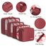 BAGAIL 8 Teilige Packwürfel, Kleidertaschen, Packing Cubes, Verpackungswürfel, Packtaschen Set für Urlaub und Reisen, Kofferorganizer Reise Würfel, Ordnungssystem für Koffer