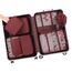 BAGAIL 8 Teilige Packwürfel, Kleidertaschen, Packing Cubes, Verpackungswürfel, Packtaschen Set für Urlaub und Reisen, Kofferorganizer Reise Würfel, Ordnungssystem für Koffer