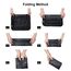 OSDUE Koffer Organizer Set 8-teilig, Packing Cubes, wasserdichte Reise Kleidertaschen, Packtaschen für Koffer, Verpackungswürfel mit Schuhbeutel, USB Kabel Tasche (Schwarz)