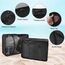 OSDUE Koffer Organizer Set 8-teilig, Packing Cubes, wasserdichte Reise Kleidertaschen, Packtaschen für Koffer, Verpackungswürfel mit Schuhbeutel, USB Kabel Tasche (Schwarz)