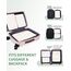 ECOHUB 6 Teilige Koffer Organizer Kompression Set, Netzgewebe Ultraleichte Packtaschen für Rucksack, Recycelt Packwürfel Kompression für Handgepäck, Packing Cubes Reise, Patent Angemeldet(Grün)
