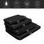 Eono by Amazon - Komprimierbaren Packwürfeln zur Organisation Ihres Reisegepäcks, Compression Packing Cube, Packtaschen Set & Gepäck Organizer für Rucksack & Koffer, Schwarz, 4-teilig