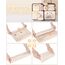 10-Teilige Koffer Organizer, Packing Cubes, Koffer Organizer Set, Kofferorganizer Wasserdichte, Packwürfel, mit Packtaschen, Kleidertaschen, Kosmetiktasche, Schuhbeutel, Organizer Koffer (Beige)