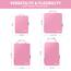 Eono by Amazon - Komprimierbaren Packwürfeln zur Organisation Ihres Reisegepäcks, Compression Packing Cube, Packtaschen Set & Gepäck Organizer für Rucksack & Koffer, Rosa, 4-teilig